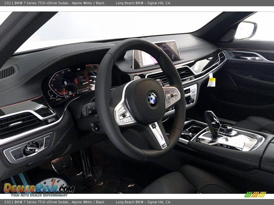 2021 BMW 7 Series 750i xDrive Sedan Steering Wheel Photo #7