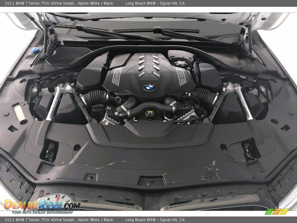 2021 BMW 7 Series 750i xDrive Sedan 4.4 Liter DI TwinPower Turbocharged DOHC 32-Valve VVT V8 Engine Photo #10