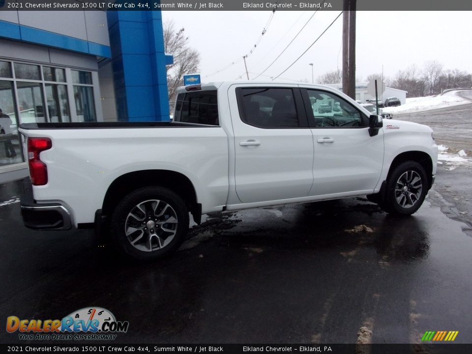 2021 Chevrolet Silverado 1500 LT Crew Cab 4x4 Summit White / Jet Black Photo #2