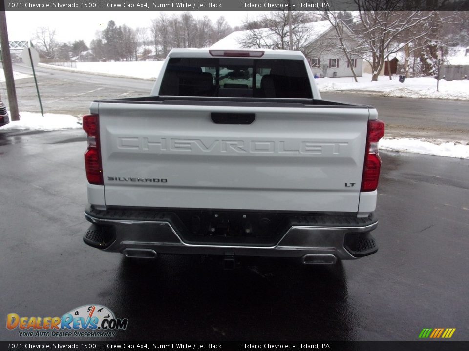 2021 Chevrolet Silverado 1500 LT Crew Cab 4x4 Summit White / Jet Black Photo #3