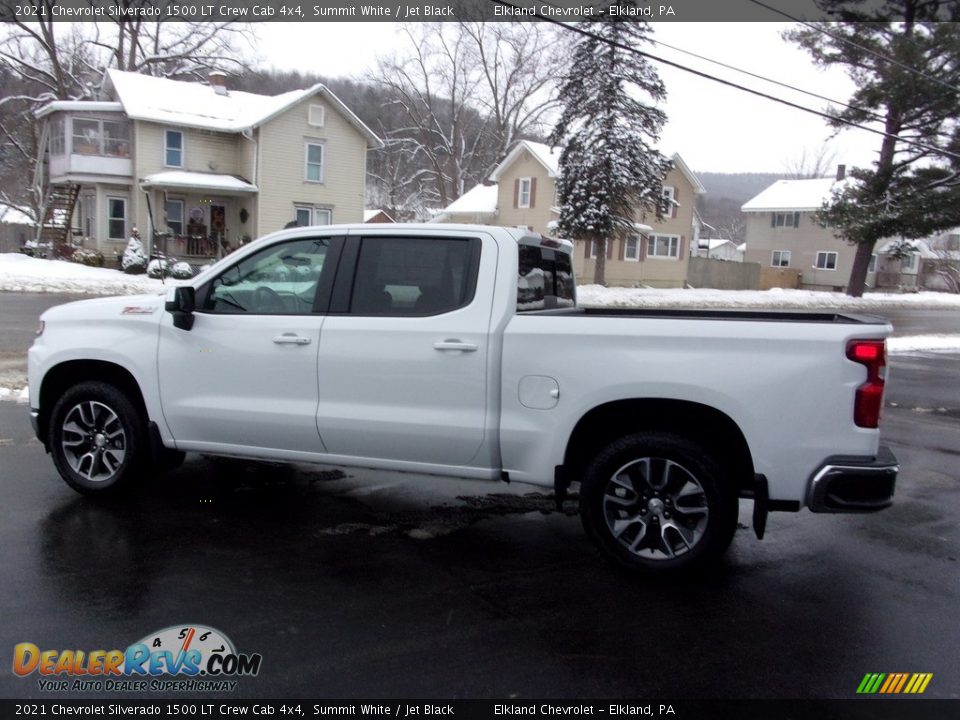 2021 Chevrolet Silverado 1500 LT Crew Cab 4x4 Summit White / Jet Black Photo #4