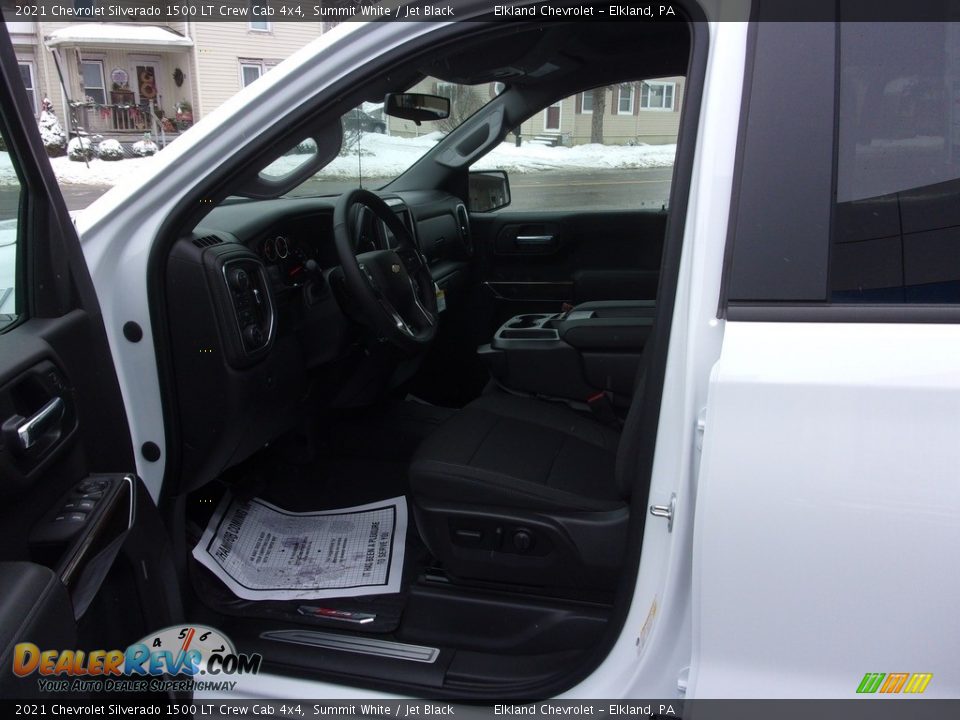 2021 Chevrolet Silverado 1500 LT Crew Cab 4x4 Summit White / Jet Black Photo #12