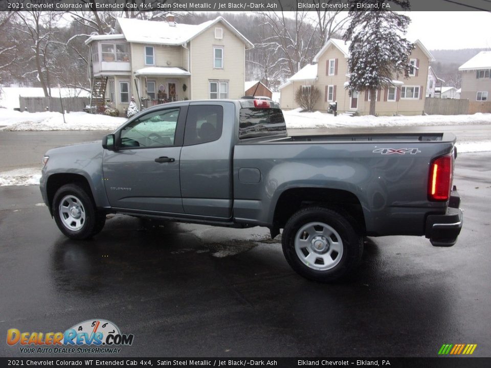 2021 Chevrolet Colorado WT Extended Cab 4x4 Satin Steel Metallic / Jet Black/­Dark Ash Photo #5