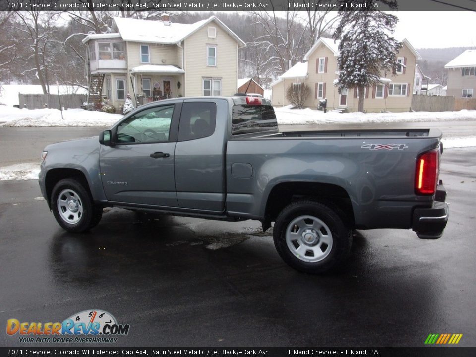 2021 Chevrolet Colorado WT Extended Cab 4x4 Satin Steel Metallic / Jet Black/­Dark Ash Photo #5