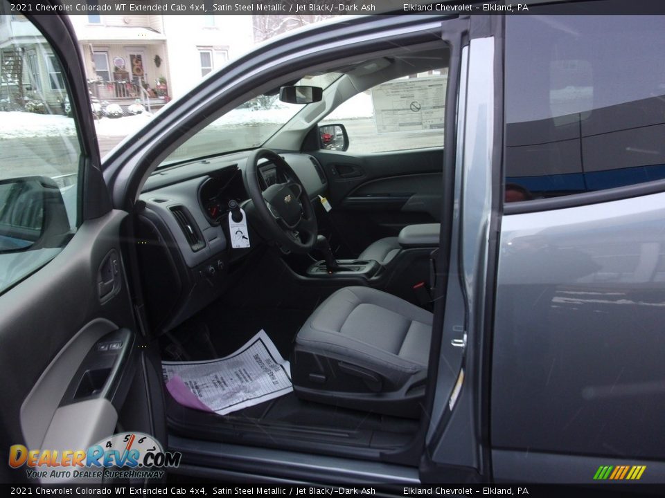 2021 Chevrolet Colorado WT Extended Cab 4x4 Satin Steel Metallic / Jet Black/­Dark Ash Photo #11