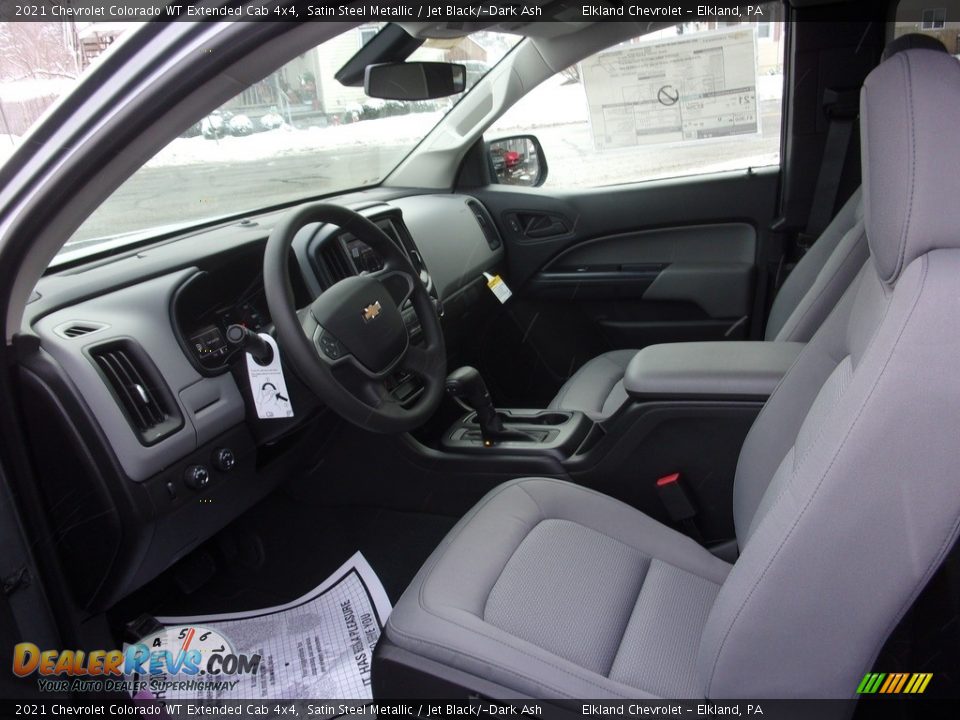 2021 Chevrolet Colorado WT Extended Cab 4x4 Satin Steel Metallic / Jet Black/­Dark Ash Photo #13