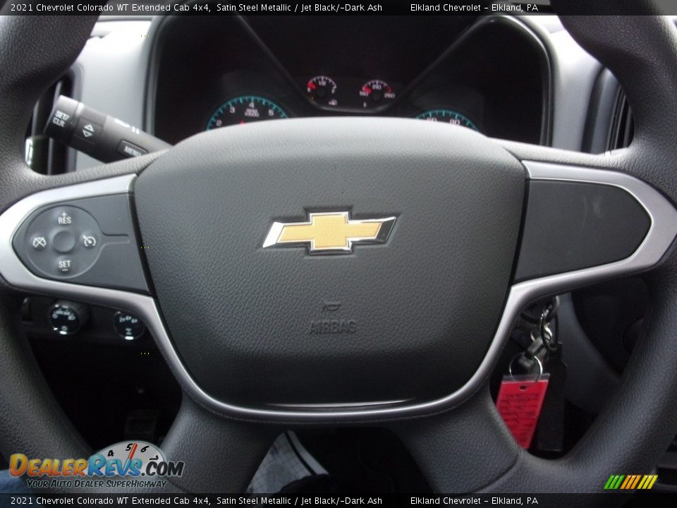 2021 Chevrolet Colorado WT Extended Cab 4x4 Satin Steel Metallic / Jet Black/­Dark Ash Photo #18