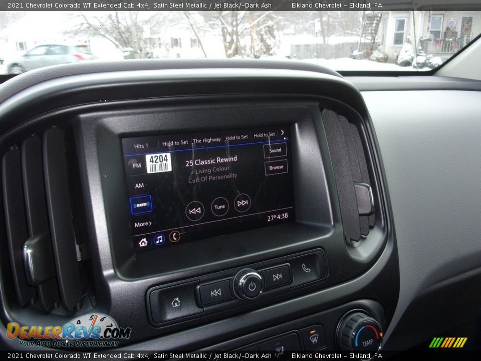 2021 Chevrolet Colorado WT Extended Cab 4x4 Satin Steel Metallic / Jet Black/­Dark Ash Photo #20