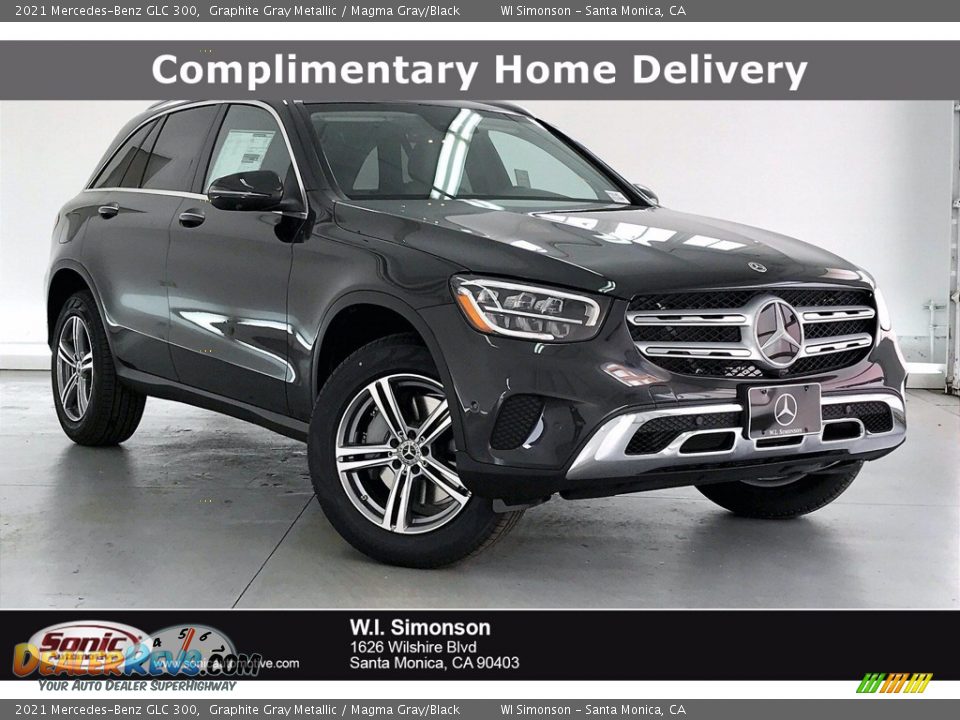 2021 Mercedes-Benz GLC 300 Graphite Gray Metallic / Magma Gray/Black Photo #1