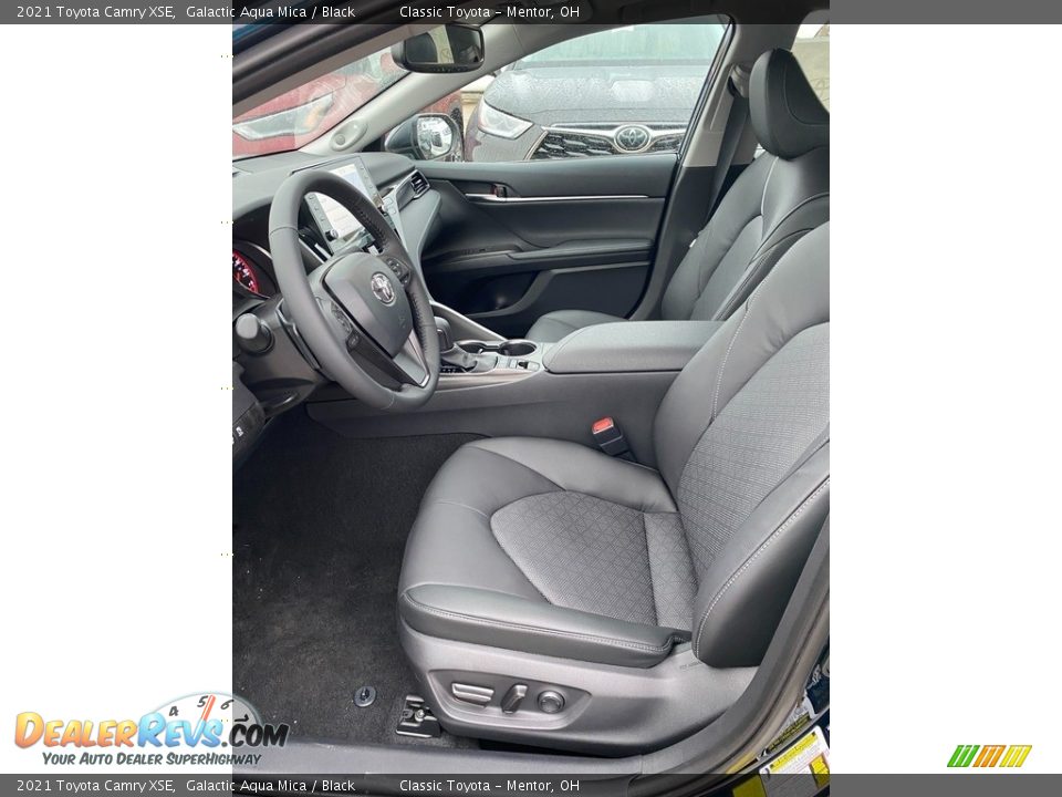 2021 Toyota Camry XSE Galactic Aqua Mica / Black Photo #2
