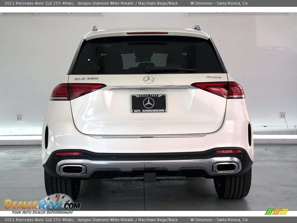 2021 Mercedes-Benz GLE 350 4Matic designo Diamond White Metallic / Macchiato Beige/Black Photo #3