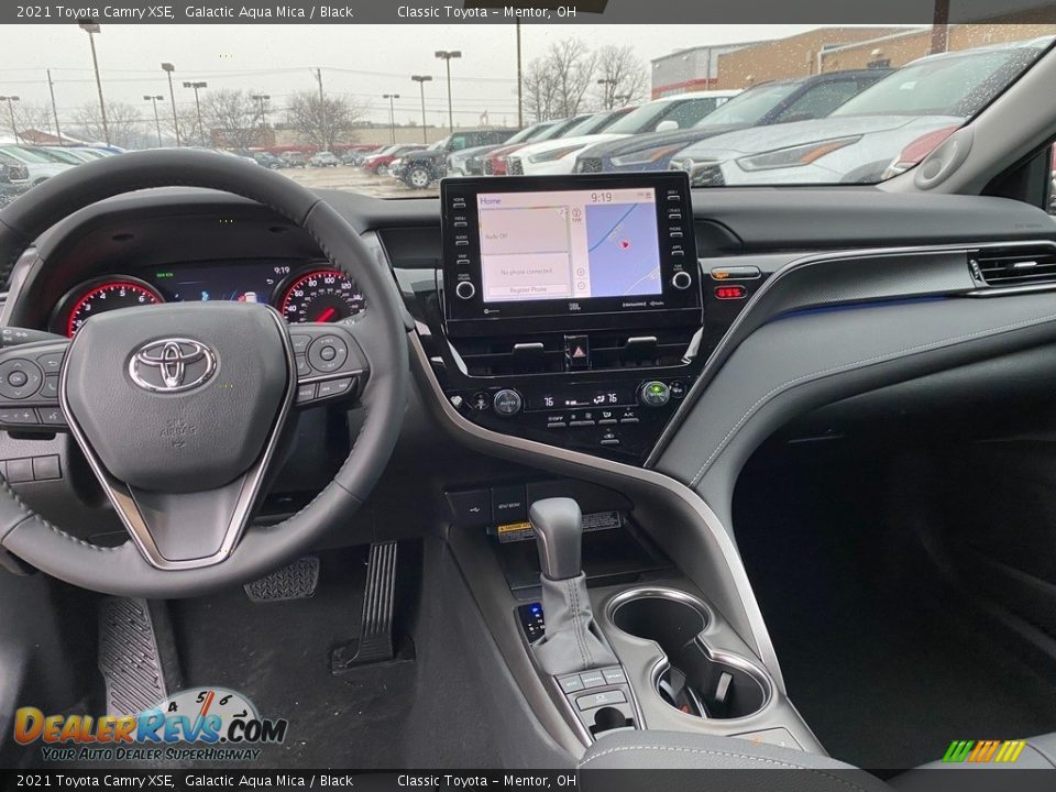 2021 Toyota Camry XSE Galactic Aqua Mica / Black Photo #4