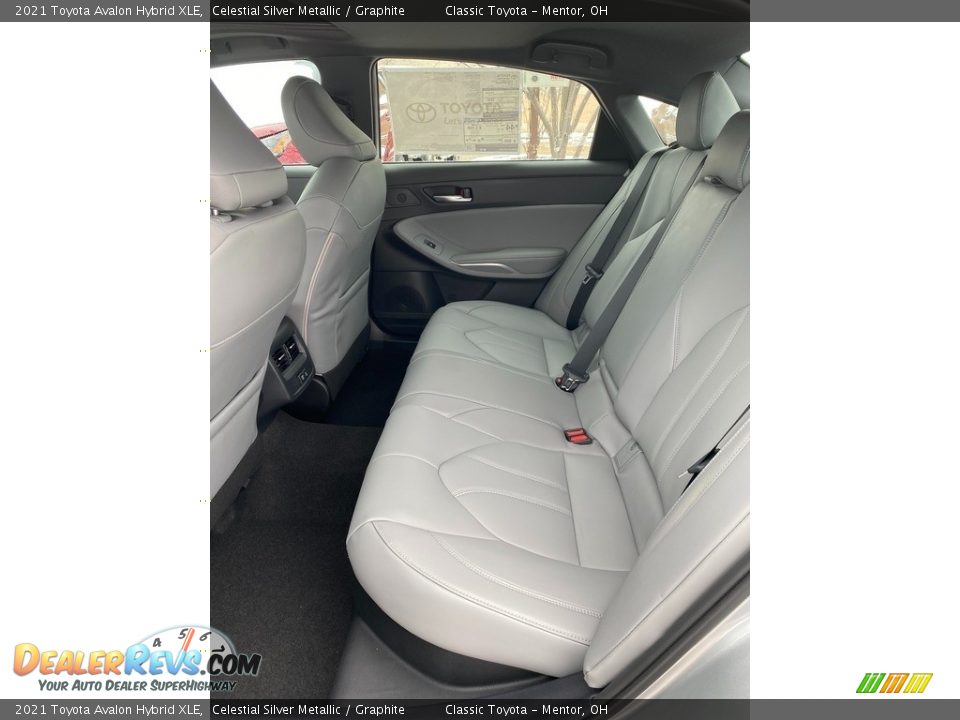 Rear Seat of 2021 Toyota Avalon Hybrid XLE Photo #3