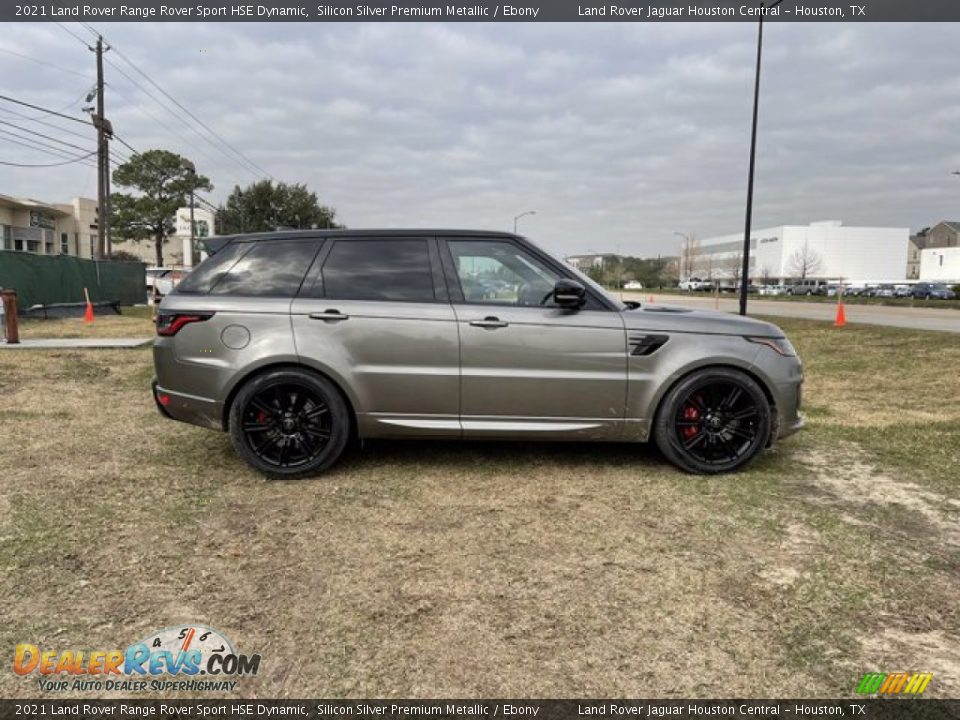 2021 Land Rover Range Rover Sport HSE Dynamic Silicon Silver Premium Metallic / Ebony Photo #8