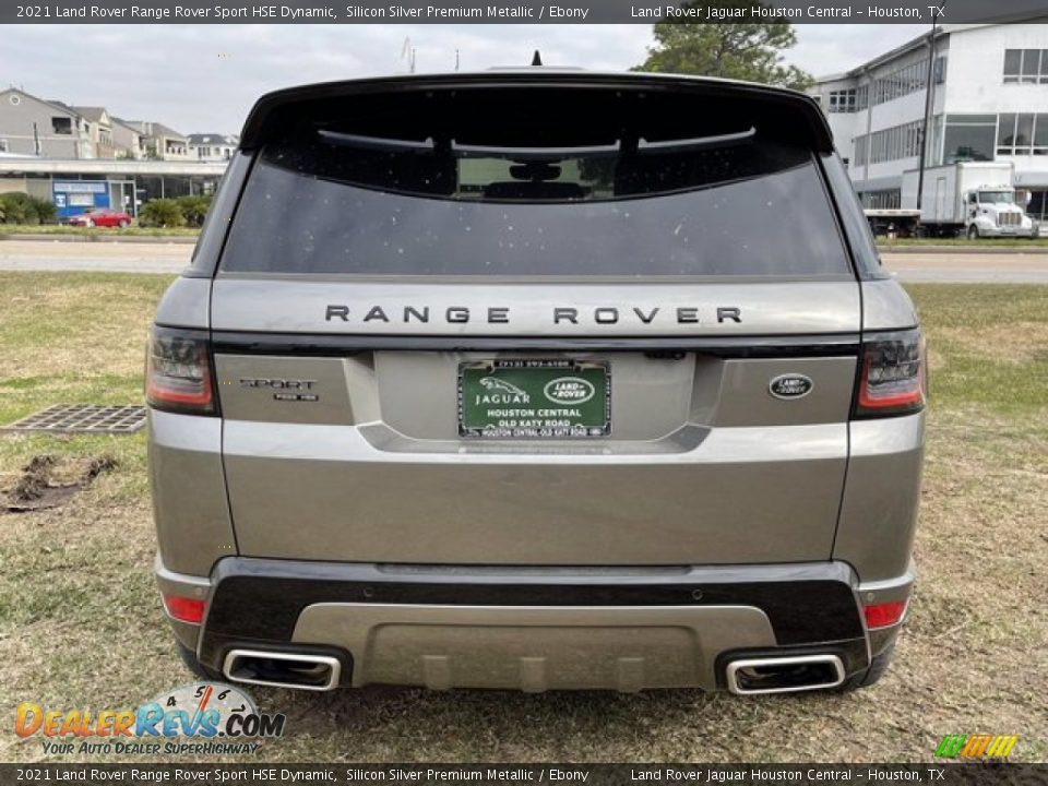 2021 Land Rover Range Rover Sport HSE Dynamic Silicon Silver Premium Metallic / Ebony Photo #9
