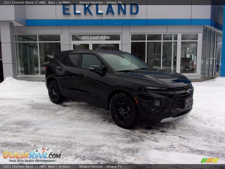 2021 Chevrolet Blazer LT AWD Black / Jet Black Photo #1