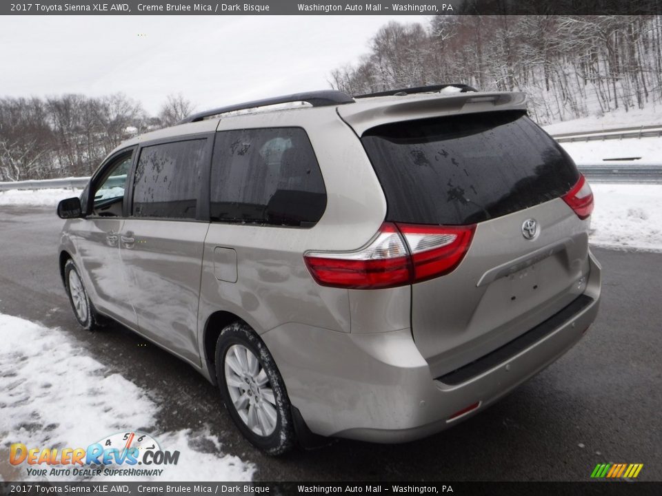 2017 Toyota Sienna XLE AWD Creme Brulee Mica / Dark Bisque Photo #14