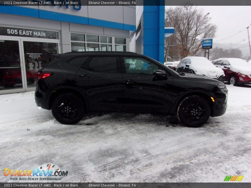 2021 Chevrolet Blazer LT AWD Black / Jet Black Photo #2