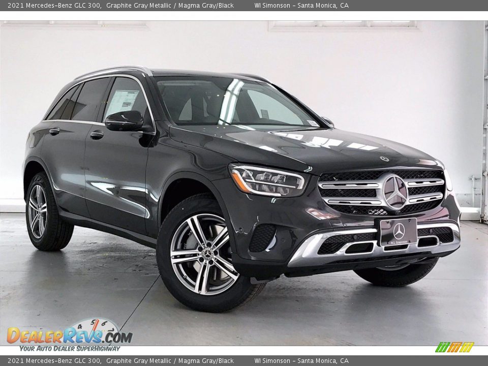 2021 Mercedes-Benz GLC 300 Graphite Gray Metallic / Magma Gray/Black Photo #12