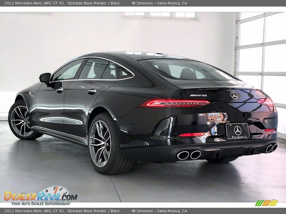 2021 Mercedes-Benz AMG GT 43 Obsidian Black Metallic / Black Photo #2