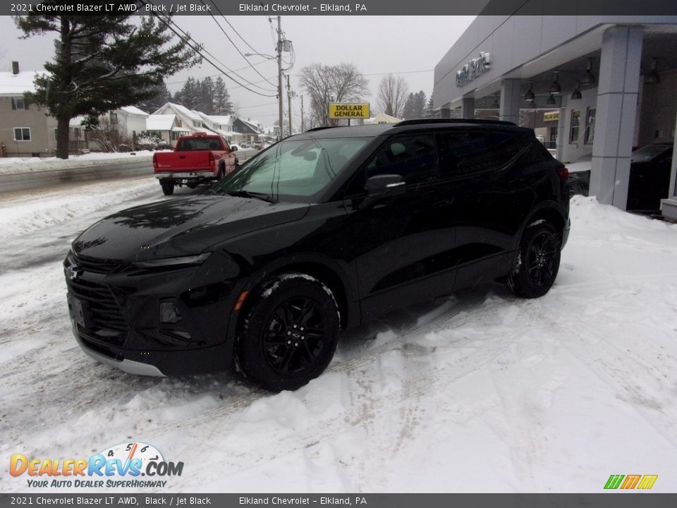 2021 Chevrolet Blazer LT AWD Black / Jet Black Photo #6