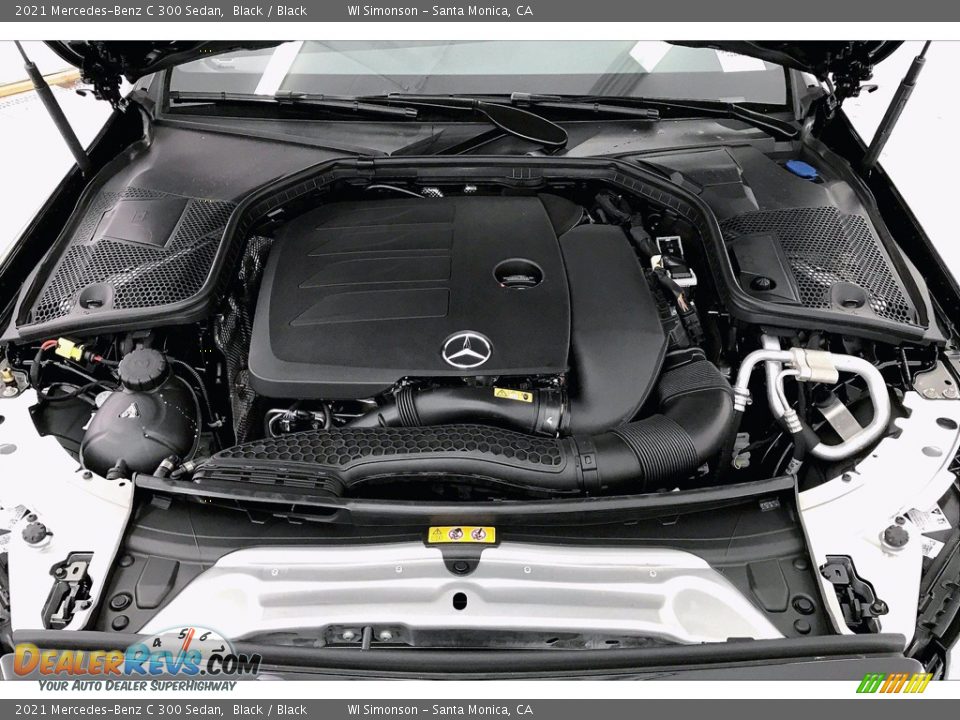 2021 Mercedes-Benz C 300 Sedan Black / Black Photo #8