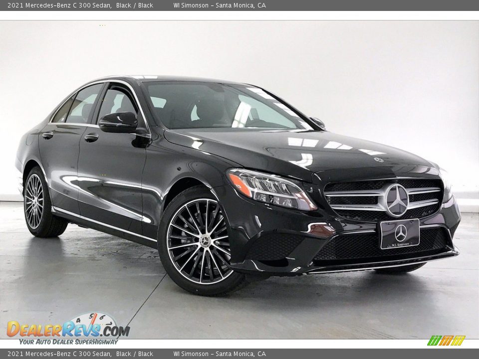 2021 Mercedes-Benz C 300 Sedan Black / Black Photo #12