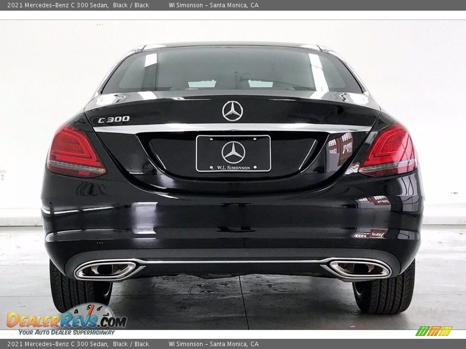 2021 Mercedes-Benz C 300 Sedan Black / Black Photo #3