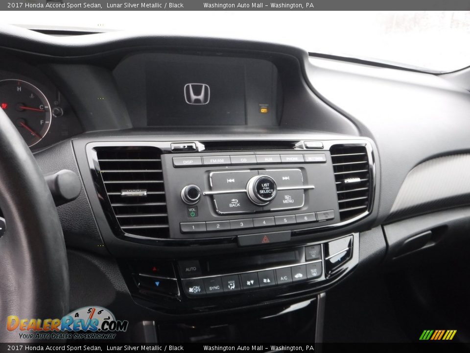 2017 Honda Accord Sport Sedan Lunar Silver Metallic / Black Photo #3