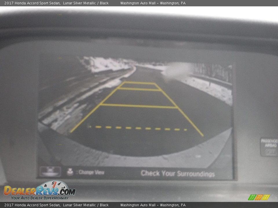 2017 Honda Accord Sport Sedan Lunar Silver Metallic / Black Photo #4