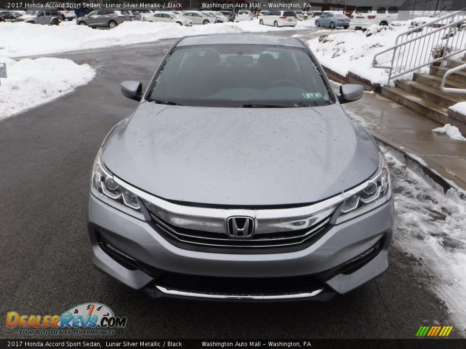 2017 Honda Accord Sport Sedan Lunar Silver Metallic / Black Photo #8