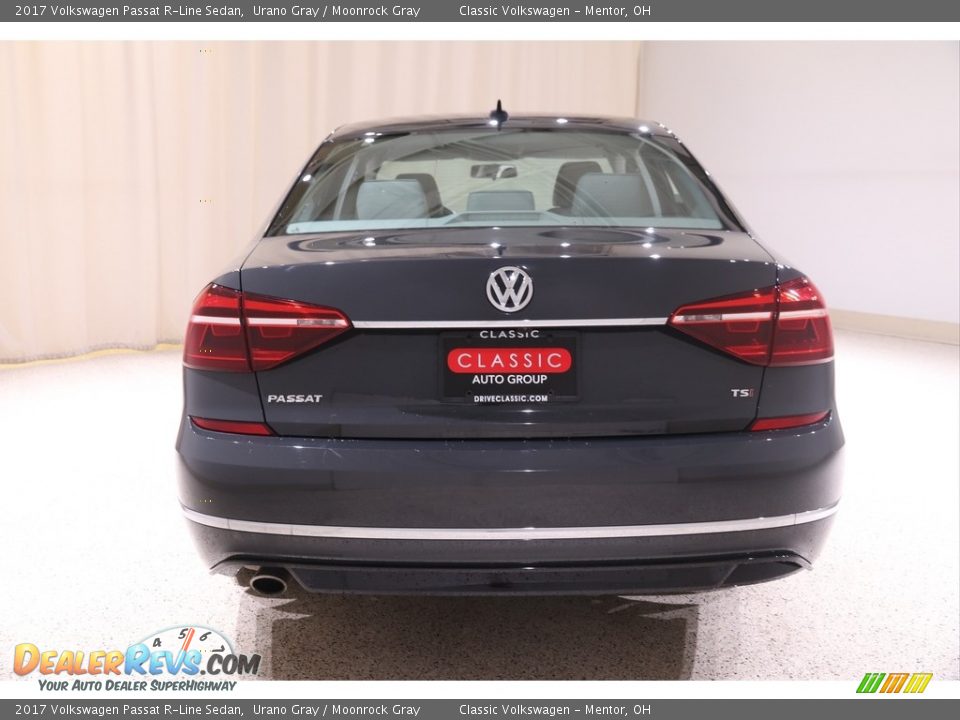 2017 Volkswagen Passat R-Line Sedan Urano Gray / Moonrock Gray Photo #19