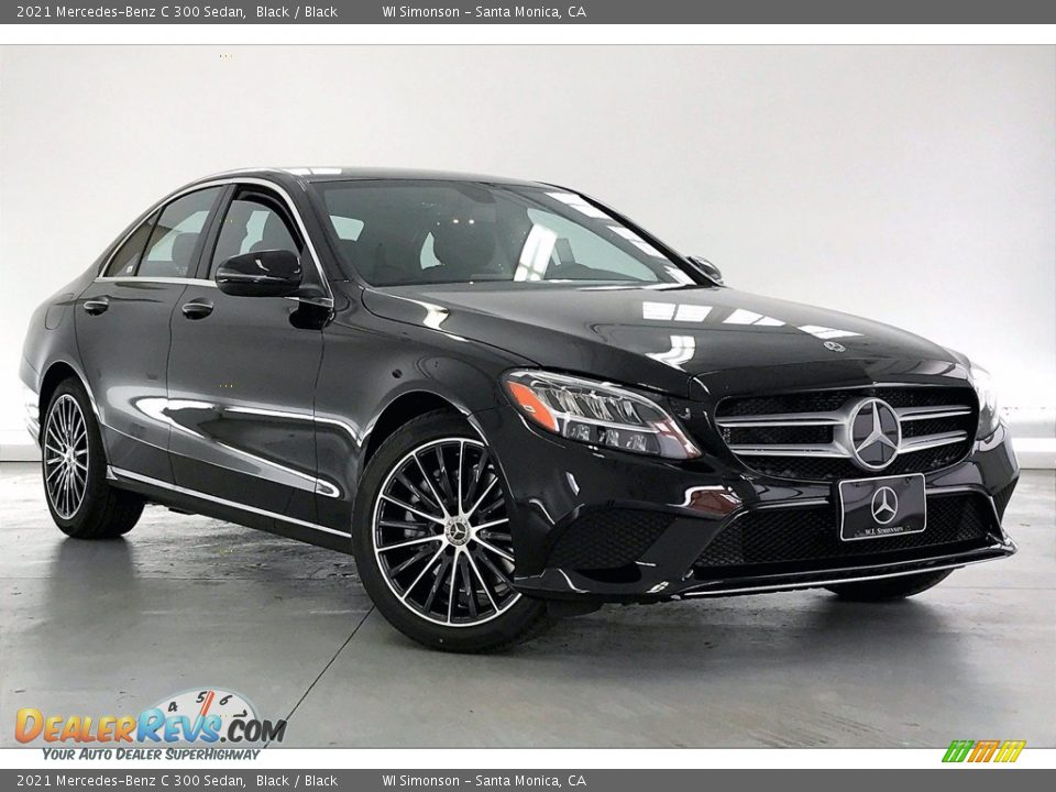 2021 Mercedes-Benz C 300 Sedan Black / Black Photo #12