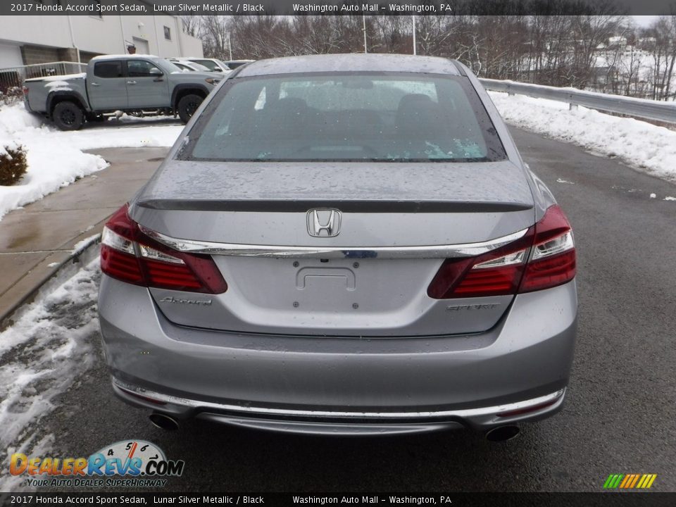 2017 Honda Accord Sport Sedan Lunar Silver Metallic / Black Photo #11