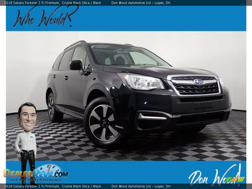2018 Subaru Forester 2.5i Premium Crystal Black Silica / Black Photo #1