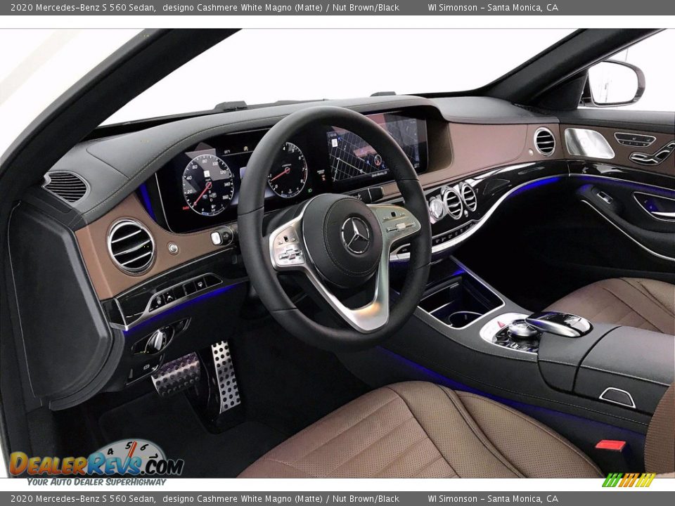 Dashboard of 2020 Mercedes-Benz S 560 Sedan Photo #4