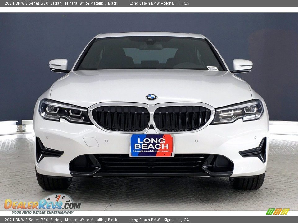 2021 BMW 3 Series 330i Sedan Mineral White Metallic / Black Photo #2