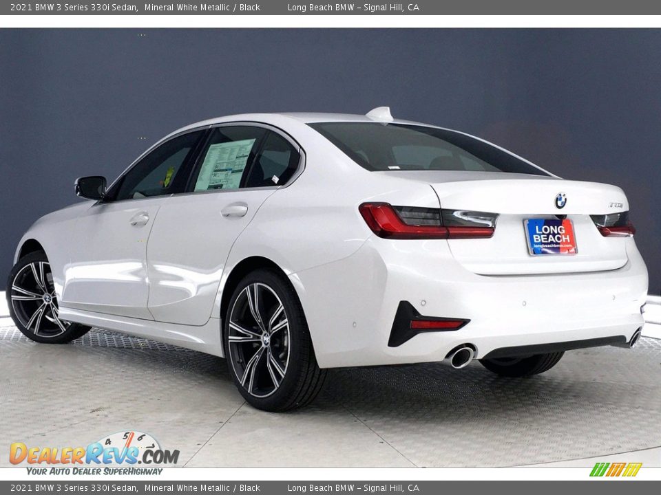 2021 BMW 3 Series 330i Sedan Mineral White Metallic / Black Photo #3