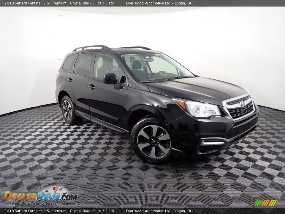 2018 Subaru Forester 2.5i Premium Crystal Black Silica / Black Photo #4