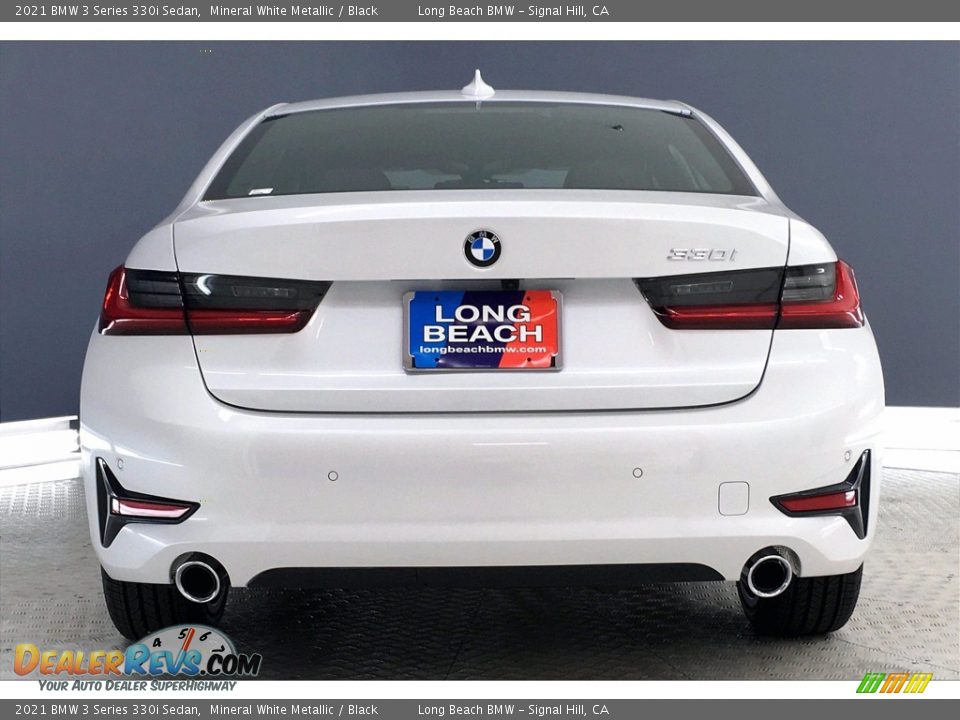 2021 BMW 3 Series 330i Sedan Mineral White Metallic / Black Photo #4