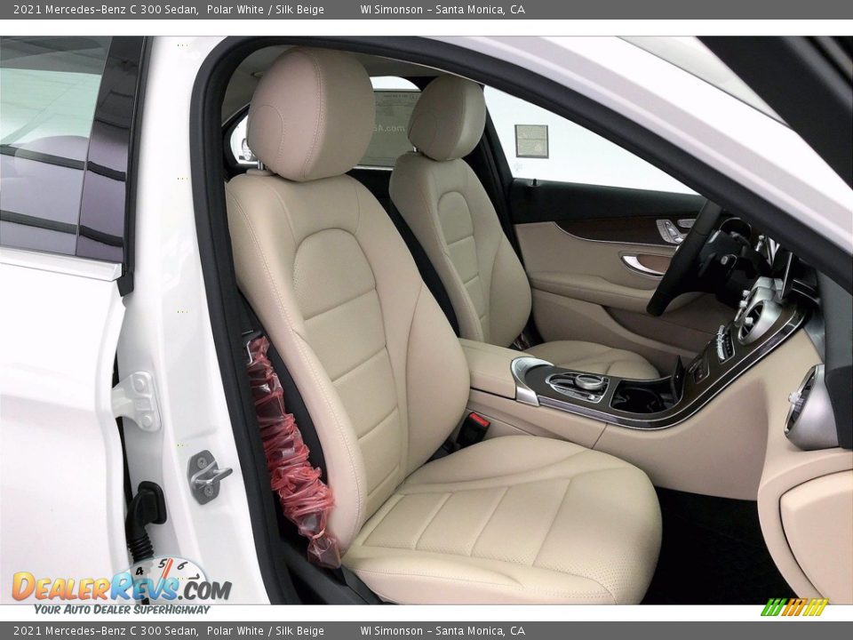 2021 Mercedes-Benz C 300 Sedan Polar White / Silk Beige Photo #5