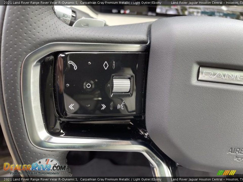 2021 Land Rover Range Rover Velar R-Dynamic S Carpathian Gray Premium Metallic / Light Oyster/Ebony Photo #18