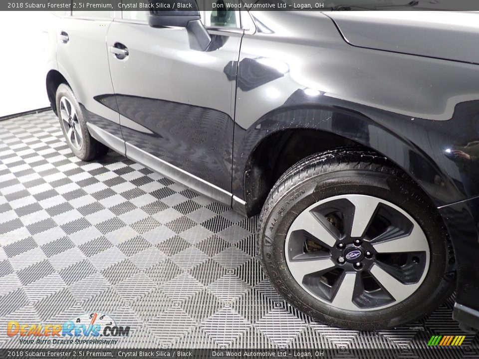 2018 Subaru Forester 2.5i Premium Crystal Black Silica / Black Photo #5