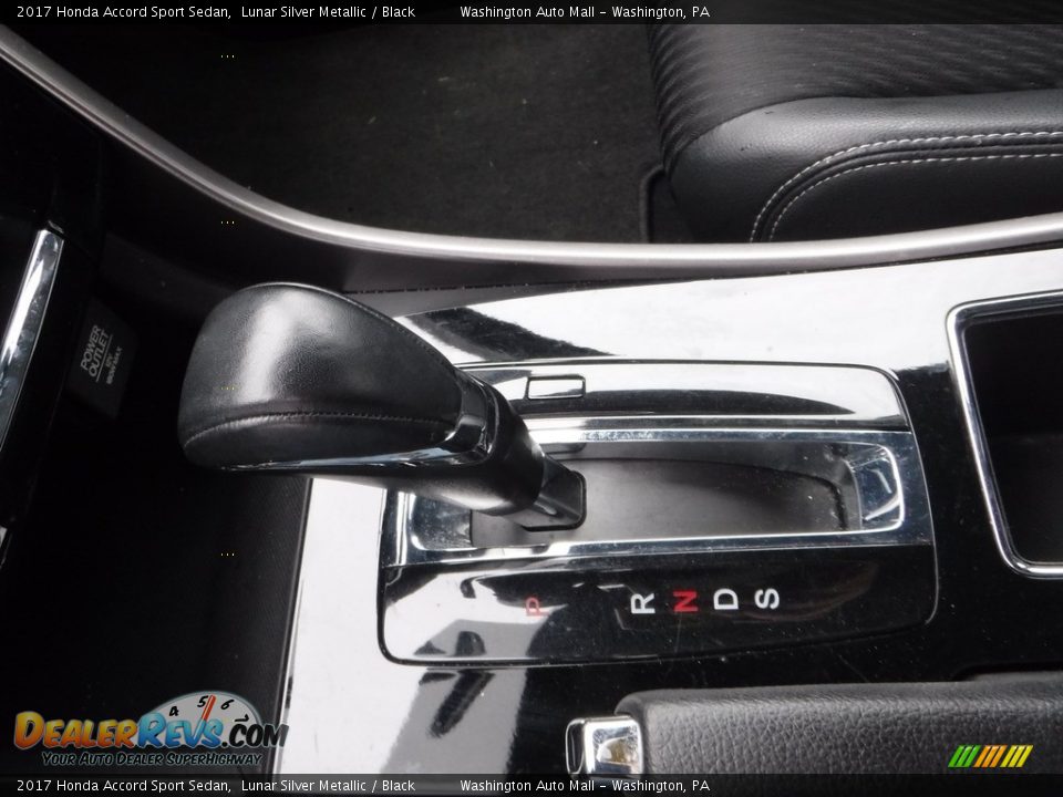2017 Honda Accord Sport Sedan Lunar Silver Metallic / Black Photo #19