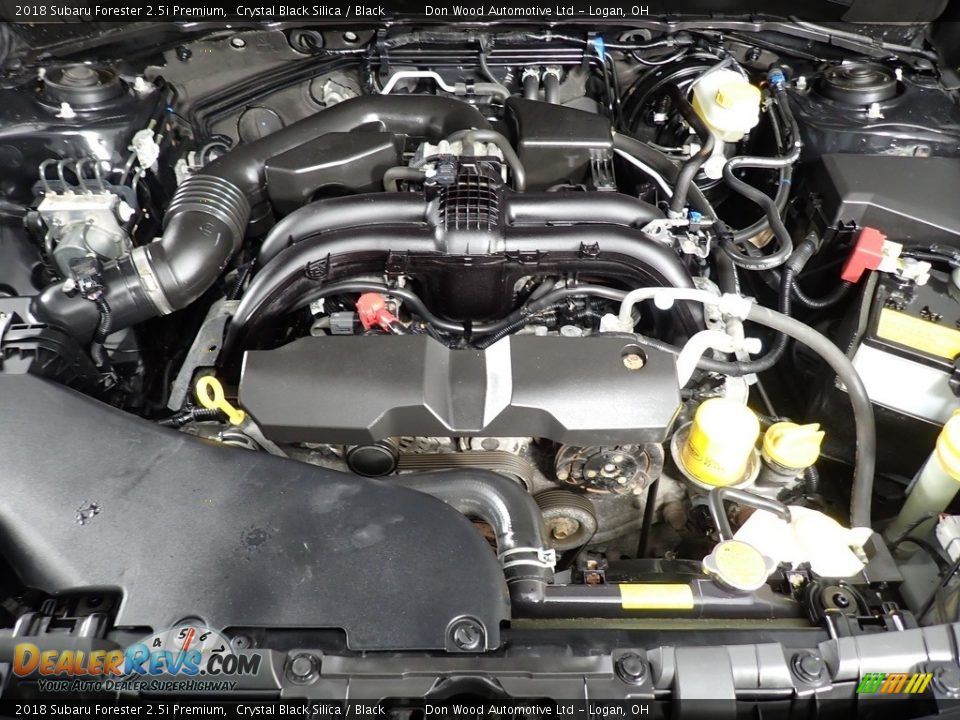 2018 Subaru Forester 2.5i Premium Crystal Black Silica / Black Photo #8