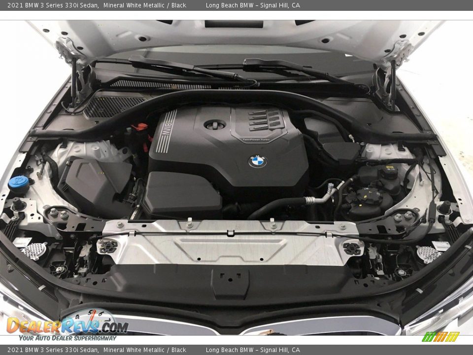 2021 BMW 3 Series 330i Sedan Mineral White Metallic / Black Photo #10