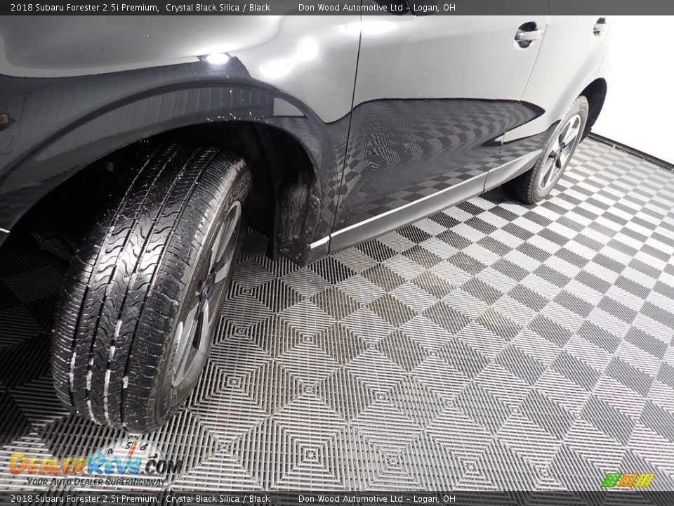 2018 Subaru Forester 2.5i Premium Crystal Black Silica / Black Photo #10
