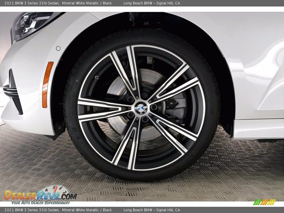 2021 BMW 3 Series 330i Sedan Mineral White Metallic / Black Photo #13