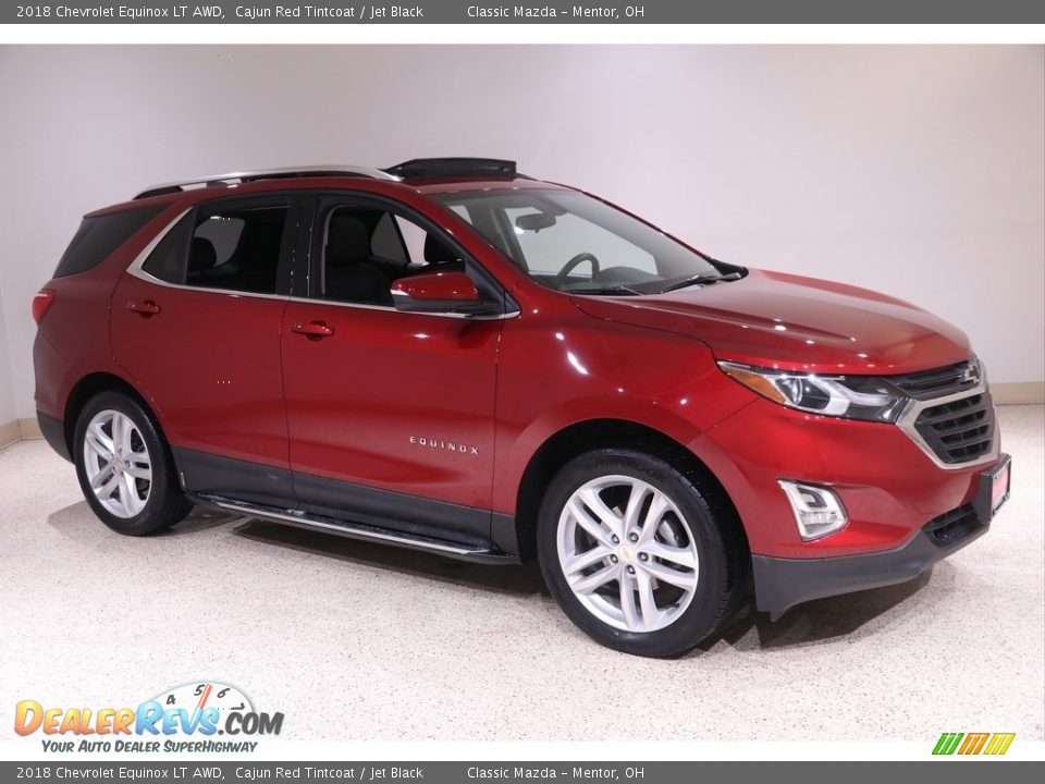 2018 Chevrolet Equinox LT AWD Cajun Red Tintcoat / Jet Black Photo #1