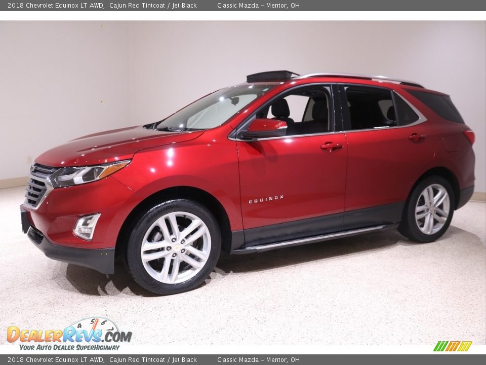 2018 Chevrolet Equinox LT AWD Cajun Red Tintcoat / Jet Black Photo #3